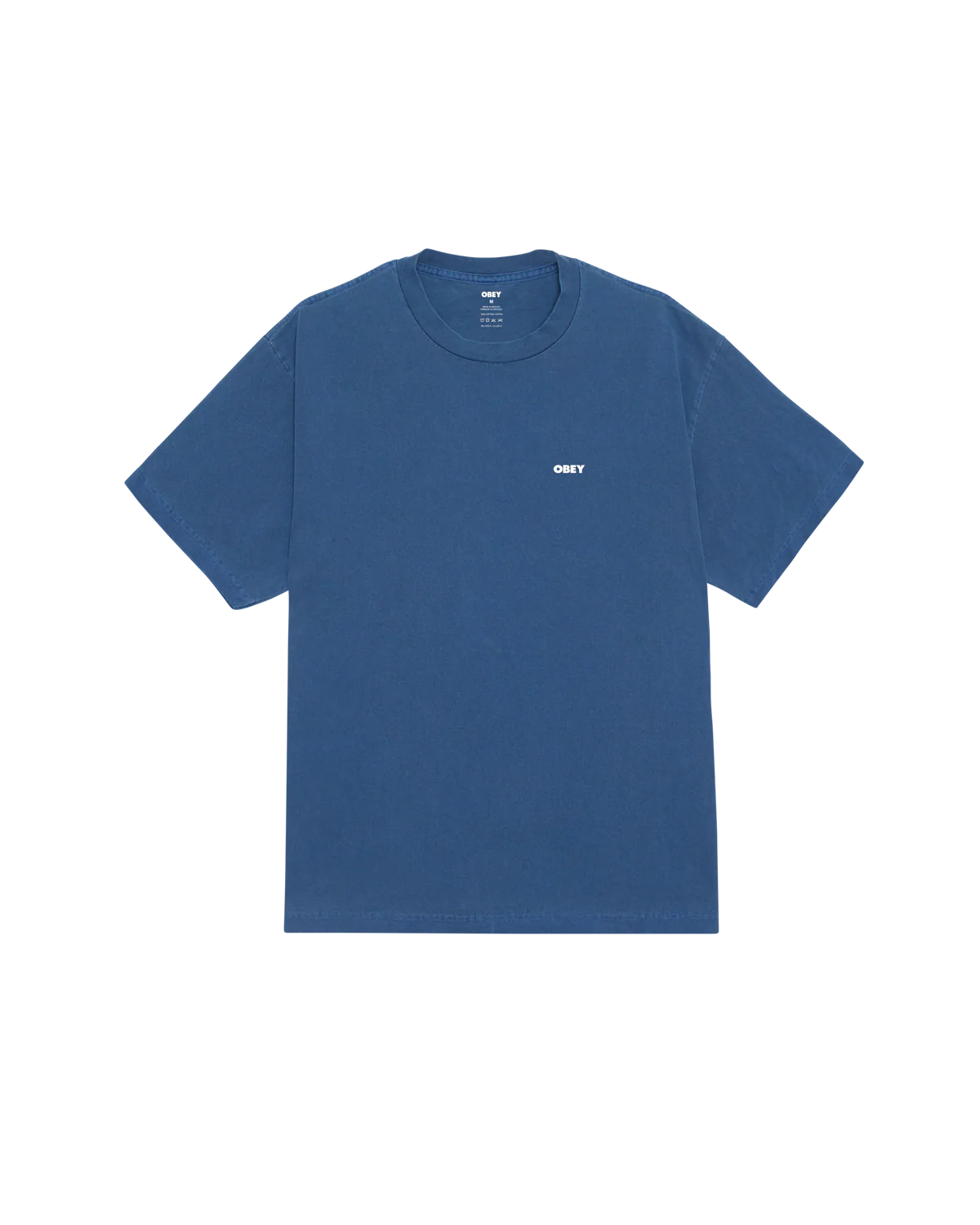 T SHIRT OBEY BOLD ICON FACE Pigment Dark Denim