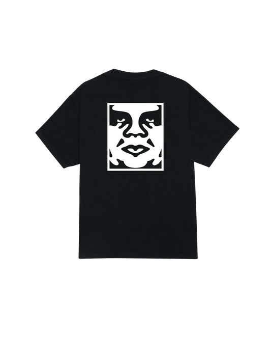 T SHIRT OBEY BOLD ICON FACE Pigment Dusty Black