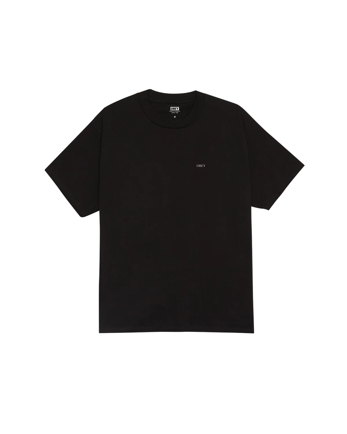 T SHIRT OBEY PEACE & JUSTICE STATUE Black