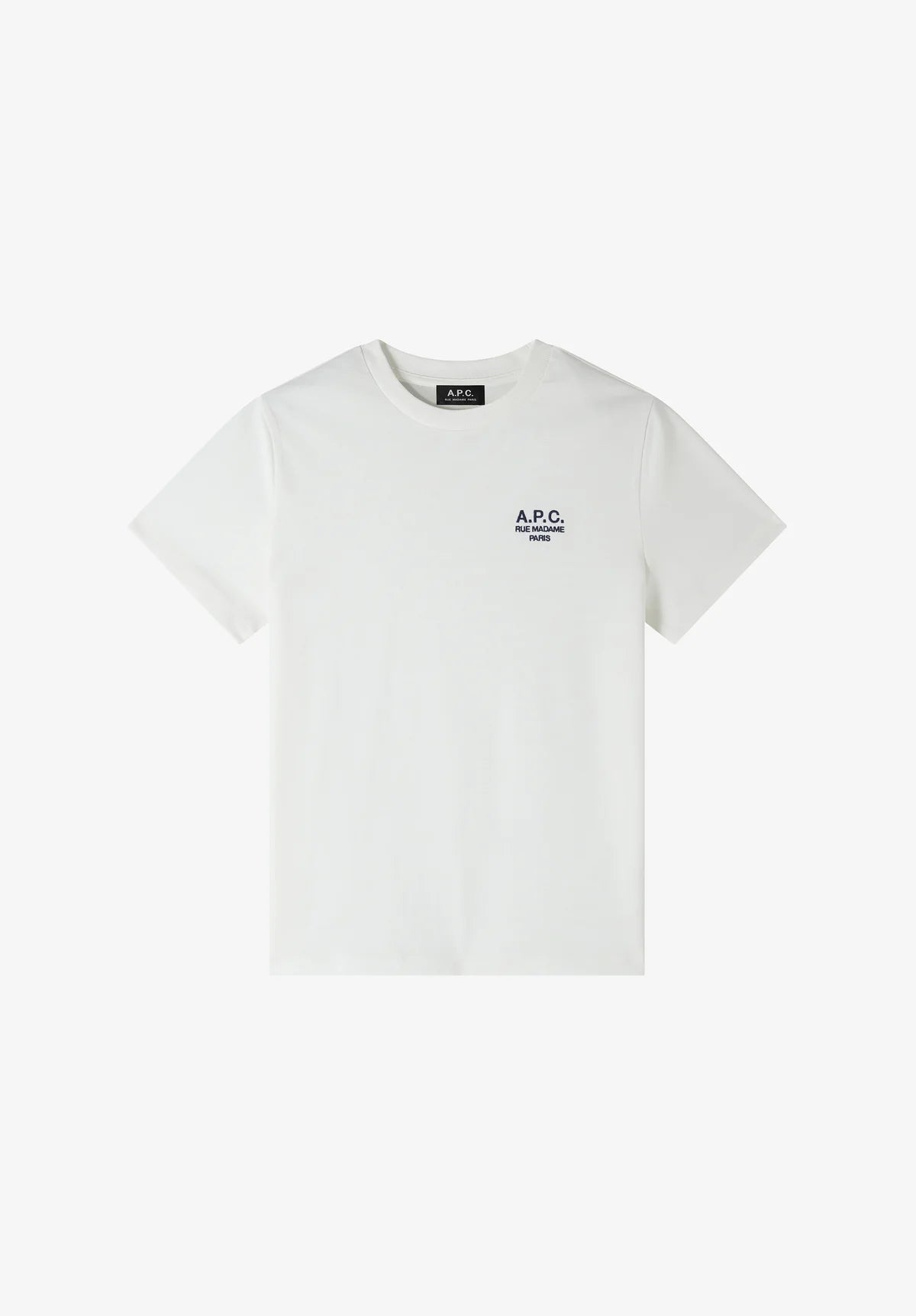 T Shirt APC TEE STANDARD RUE MADAME GOTS White Navy