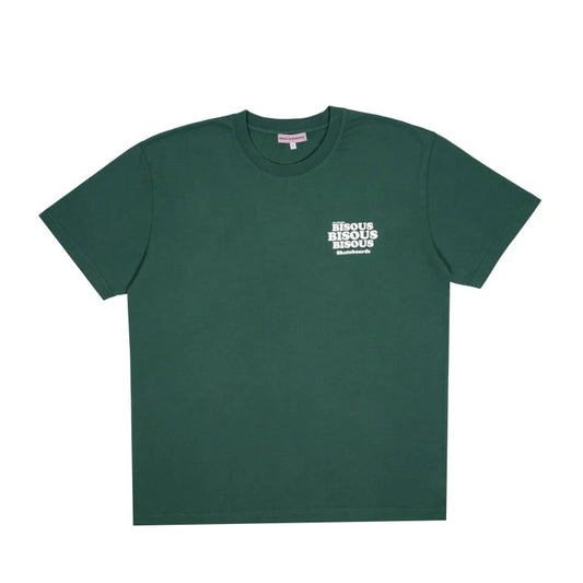 T Shirt Bisous Skateboards GREASE Forest Green