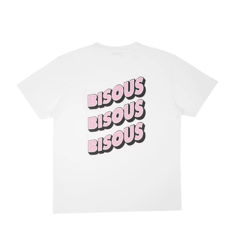 T Shirt Bisous Skateboards SONICS White