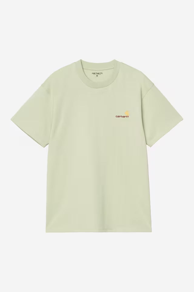 T Shirt Carhartt Wip AMERICAN SCRIPT S/S TEE Pale Olive