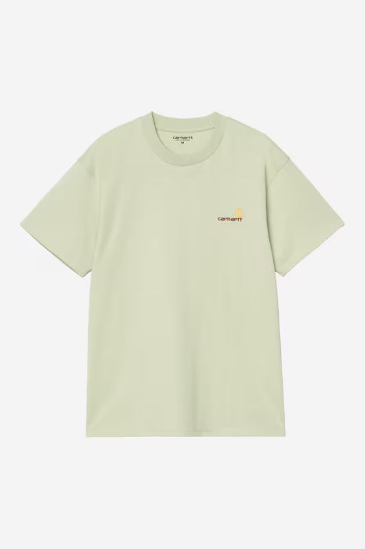 T Shirt Carhartt Wip AMERICAN SCRIPT S/S TEE Pale Olive