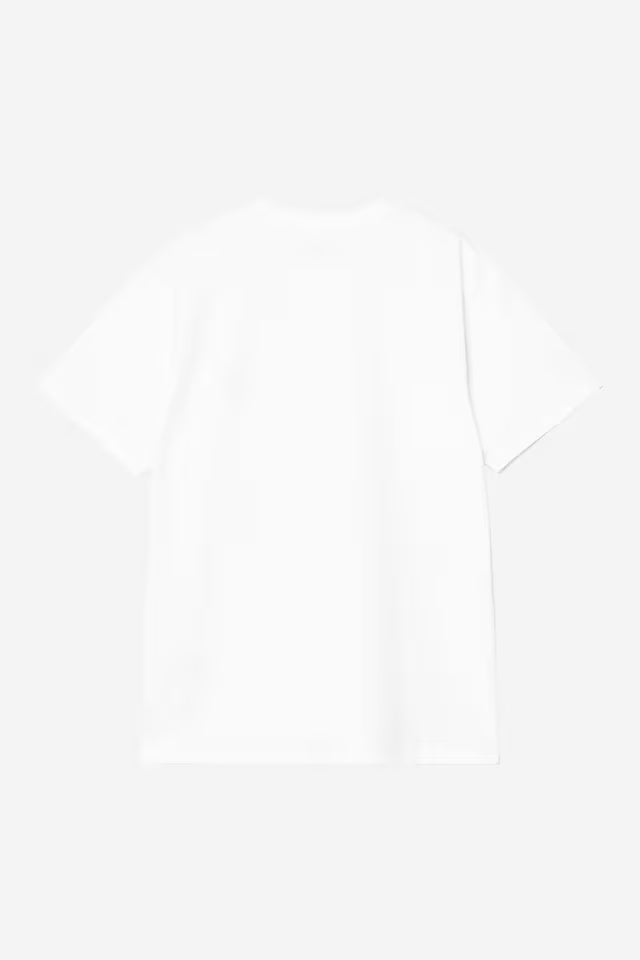T Shirt Carhartt Wip AMERICAN SCRIPT S/S TEE White