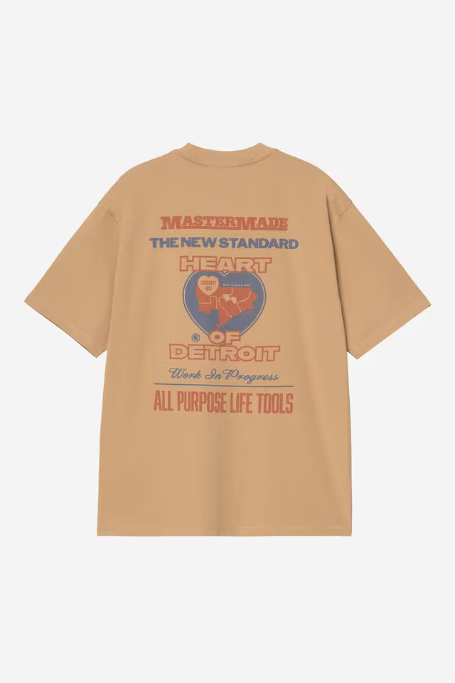 T Shirt Carhartt Wip ARCAN S/S TEE Dusty H Brown