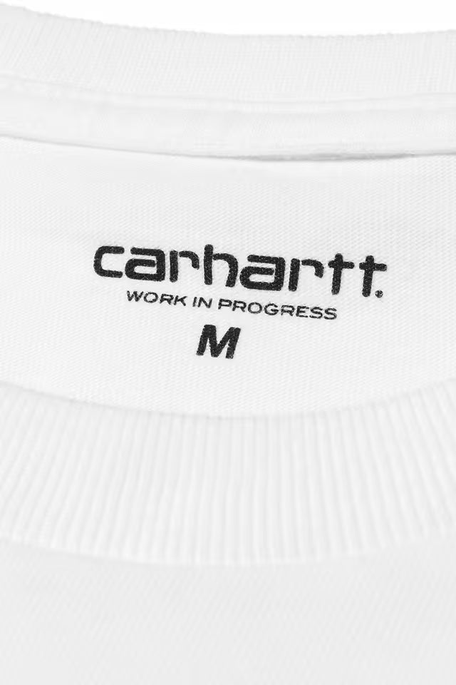 T Shirt Carhartt Wip CHASE L/S TEE White Gold