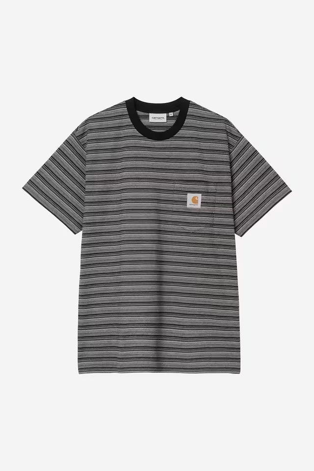 T Shirt Carhartt Wip GELLAR POCKET S/S TEE Black
