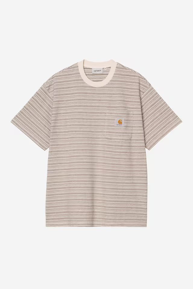 T Shirt Carhartt Wip GELLAR POCKET S/S TEE Wax