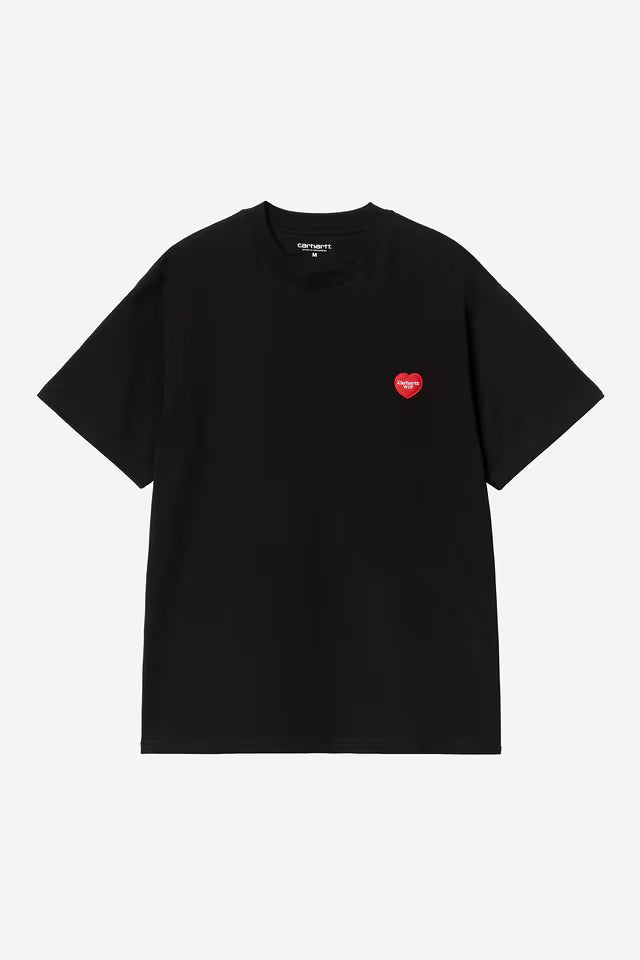 T Shirt Carhartt Wip HEART II HARTT S/S TEE Black