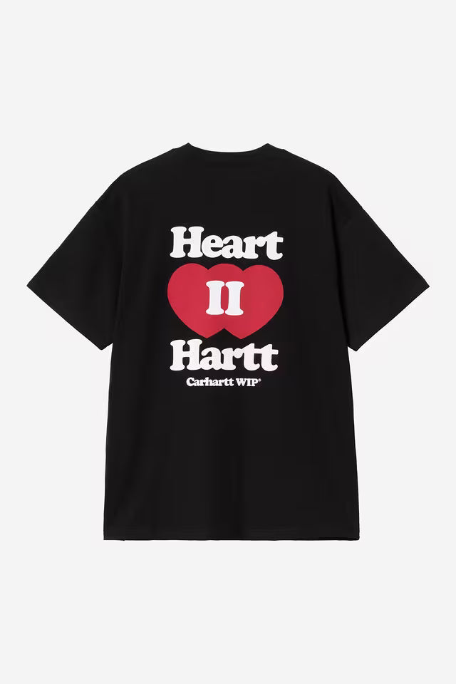 T Shirt Carhartt Wip HEART II HARTT S/S TEE Black