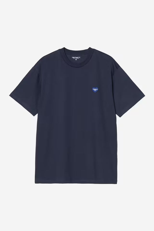 T Shirt Carhartt Wip HEART II HARTT S/S TEE Blue