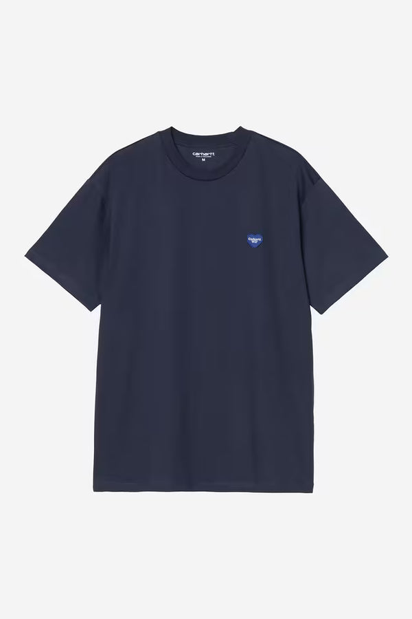T Shirt Carhartt Wip HEART II HARTT S/S TEE Blue — Carhartt wip