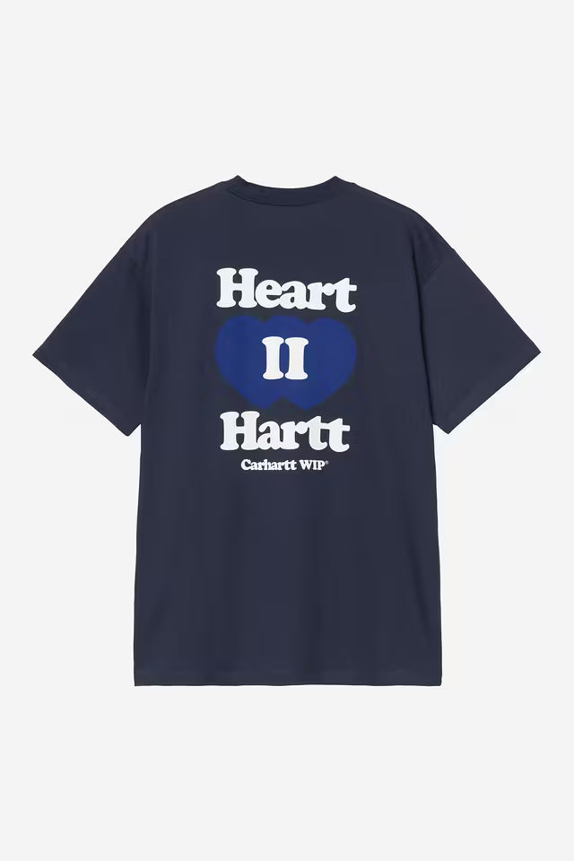 T Shirt Carhartt Wip HEART II HARTT S/S TEE Blue