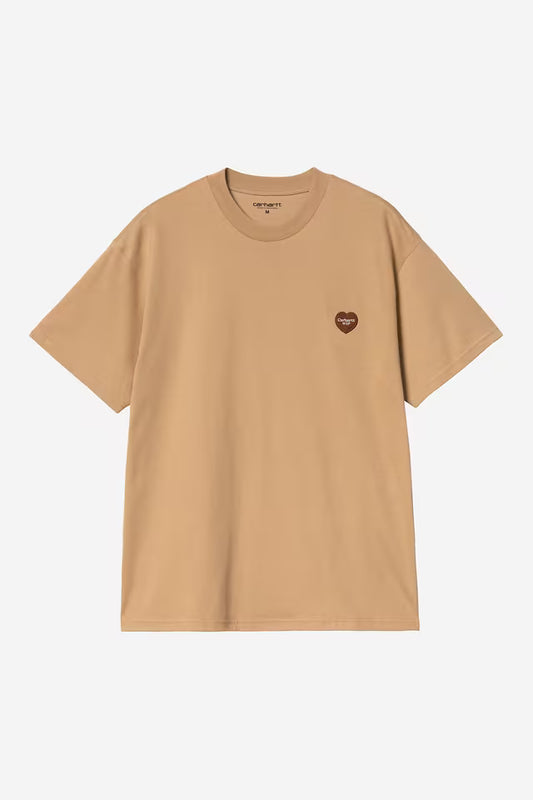 T Shirt Carhartt Wip HEART II S/S TEE Dusty H Brown