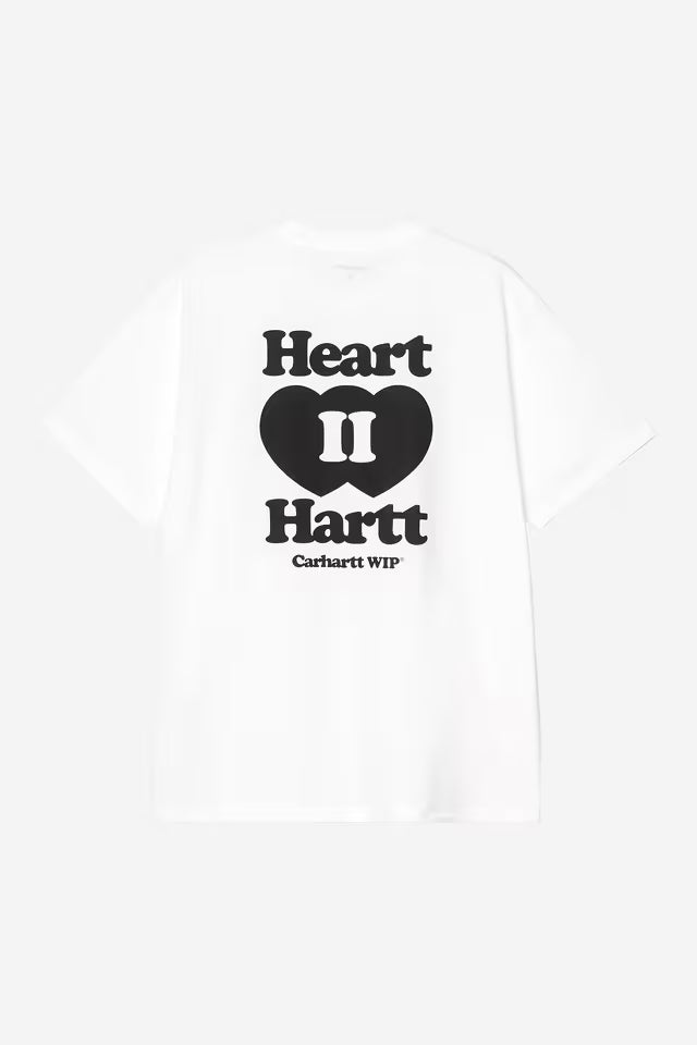 T Shirt Carhartt Wip HEART II S/S TEE White