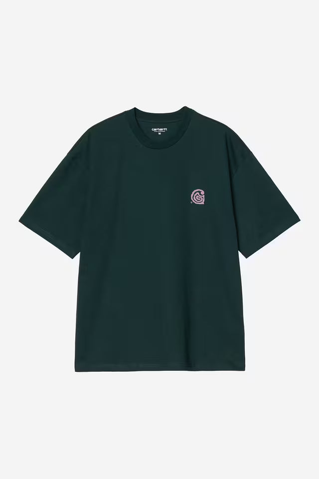 T Shirt Carhartt Wip HELIX S/S TEE Deep Lagoon