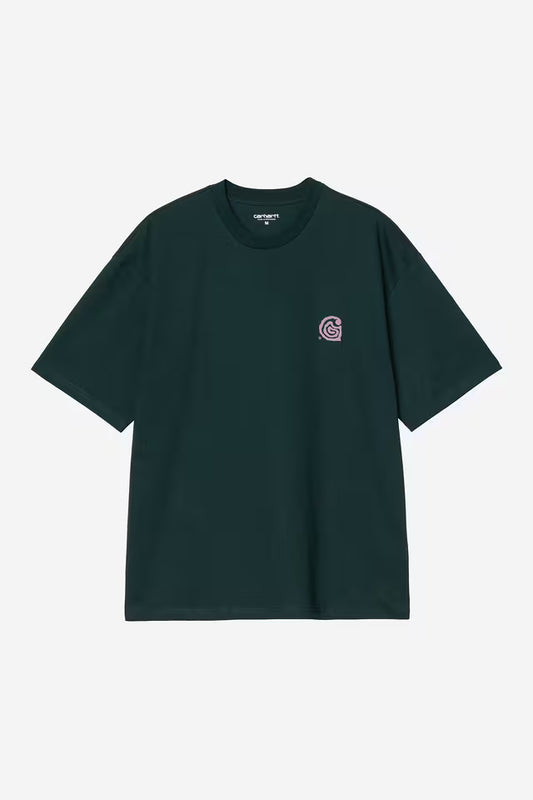 T Shirt Carhartt Wip HELIX S/S TEE Deep Lagoon