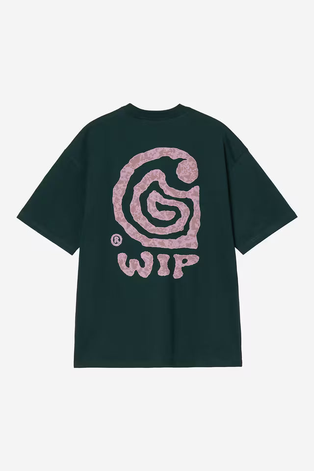 T Shirt Carhartt Wip HELIX S/S TEE Deep Lagoon