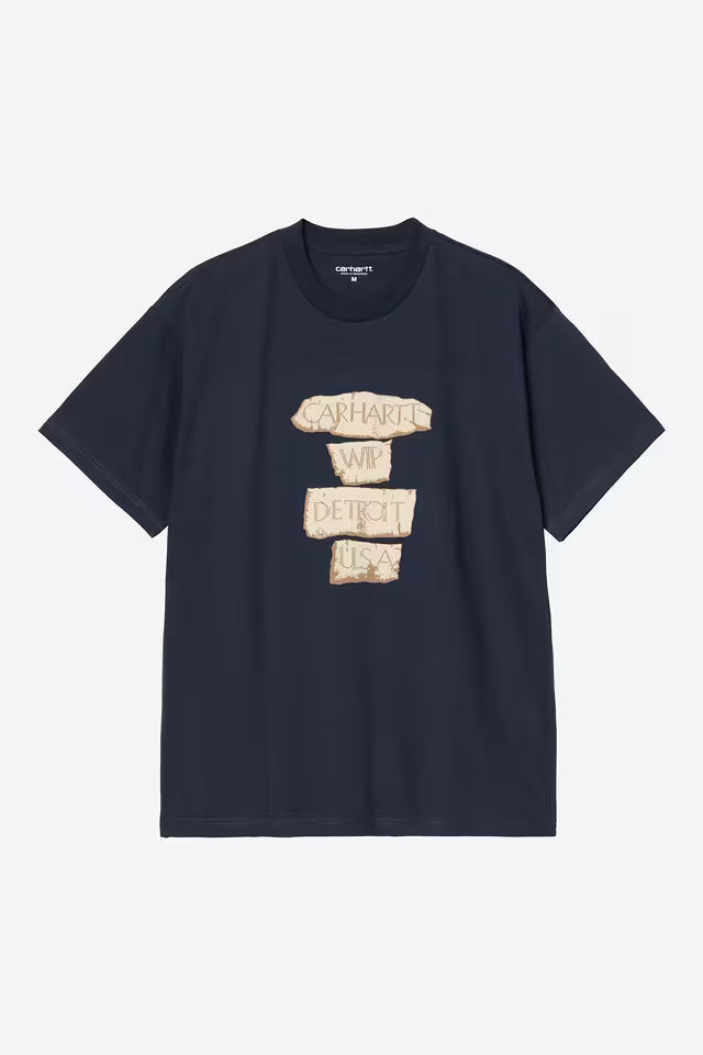 T Shirt Carhartt Wip MASTERPIECE S/S TEE Air Force Blue