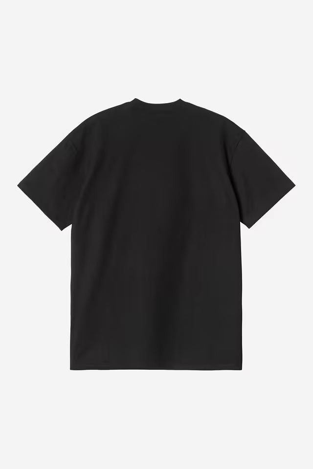 T Shirt Carhartt Wip POCKET HEART S/S TEE Black Red