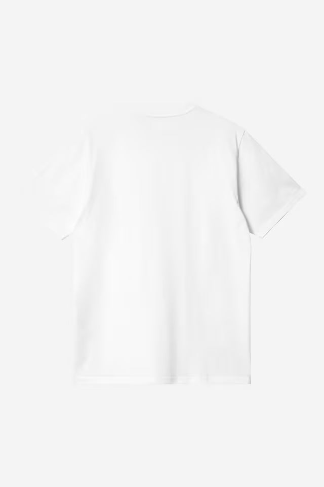 T Shirt Carhartt Wip POCKET HEART S/S TEE White Red