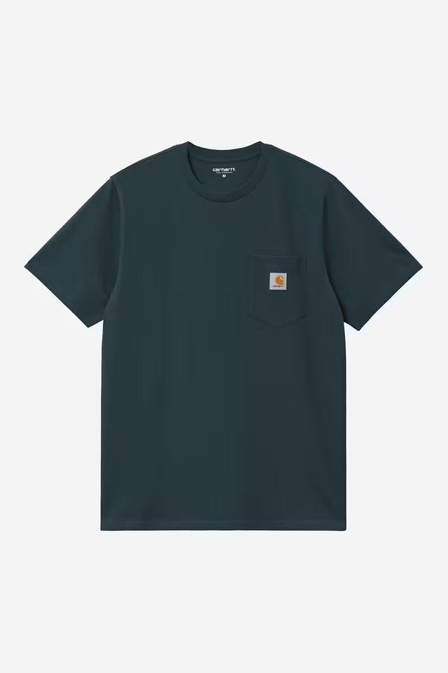 T Shirt Carhartt Wip POCKET S/S TEE Deep Lagoon