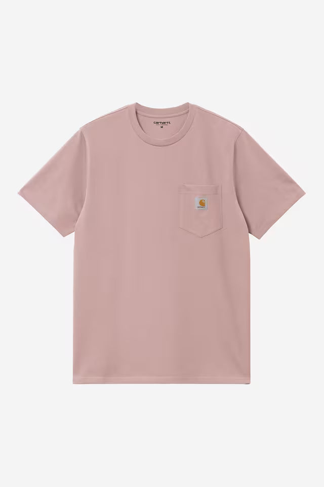 T Shirt Carhartt Wip POCKET S/S TEE Glassy Pink