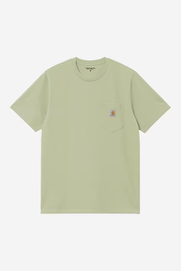 T Shirt Carhartt Wip POCKET S/S TEE Pale Olive — Carhartt wip