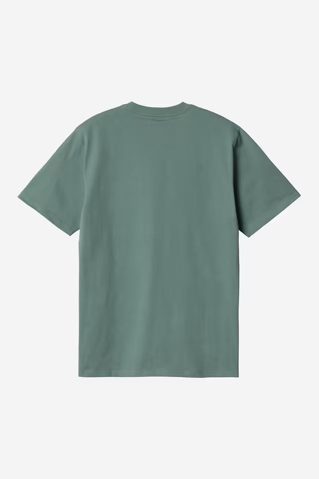 T Shirt Carhartt Wip POCKET S/S TEE Silver Pine