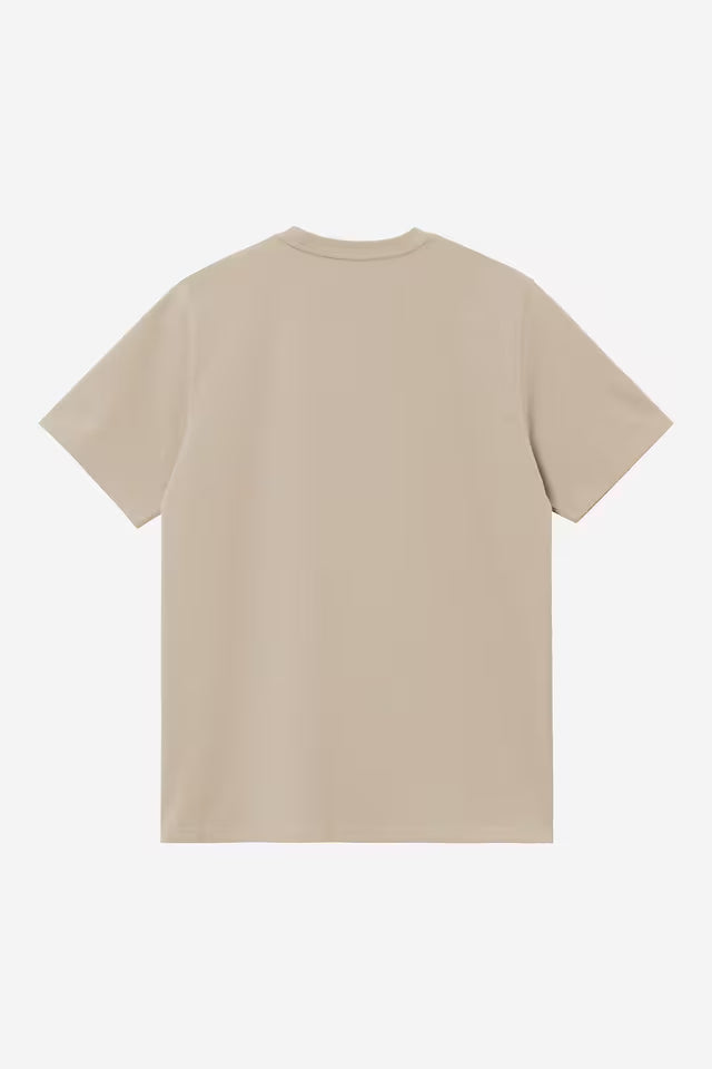 T Shirt Carhartt Wip SCRIPT EMBROIDERY S/S TEE Fleur De Sel White