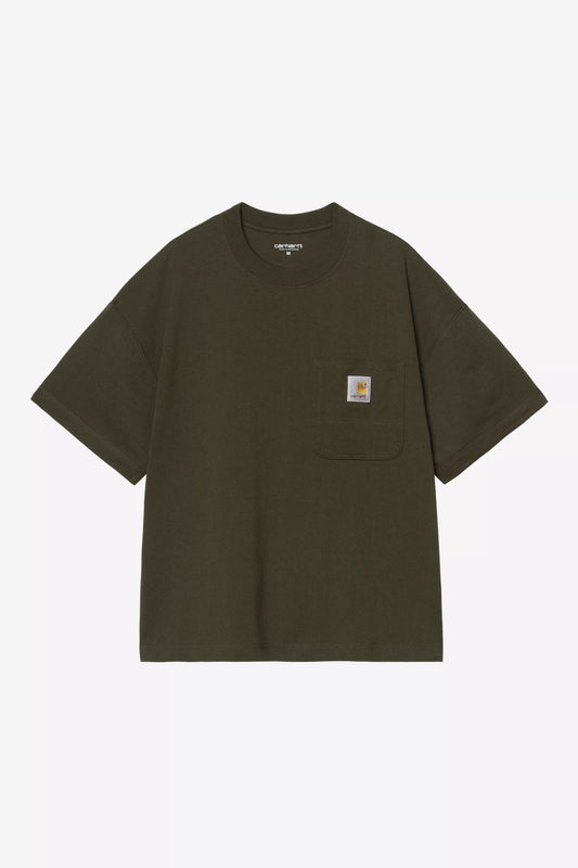 T Shirt Carhartt Wip WORK POCKET S/S TEE Olive
