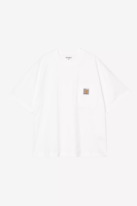 T Shirt Carhartt Wip WORK POCKET S/S TEE White