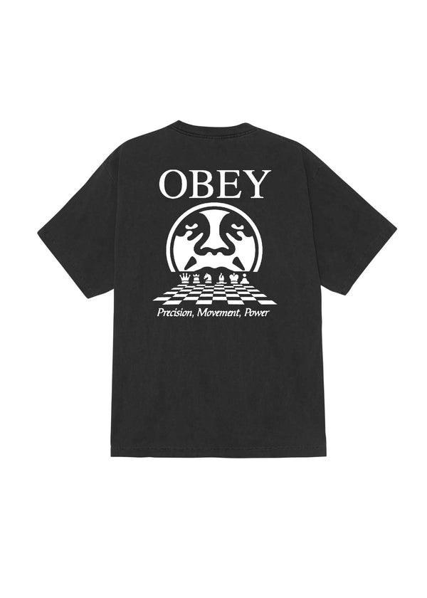 T Shirt Obey OBEY PRECISION PIG S/S TEE Digital Black — Obey