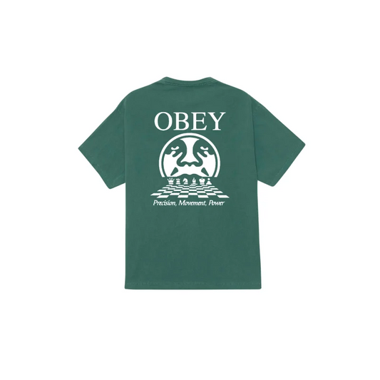 T Shirt Obey OBEY PRECISION PIG S/S TEE Rain Forest