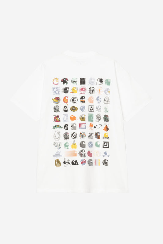 T Shirt Carhartt Wip LOGO ARCHIVE S/S TEE White