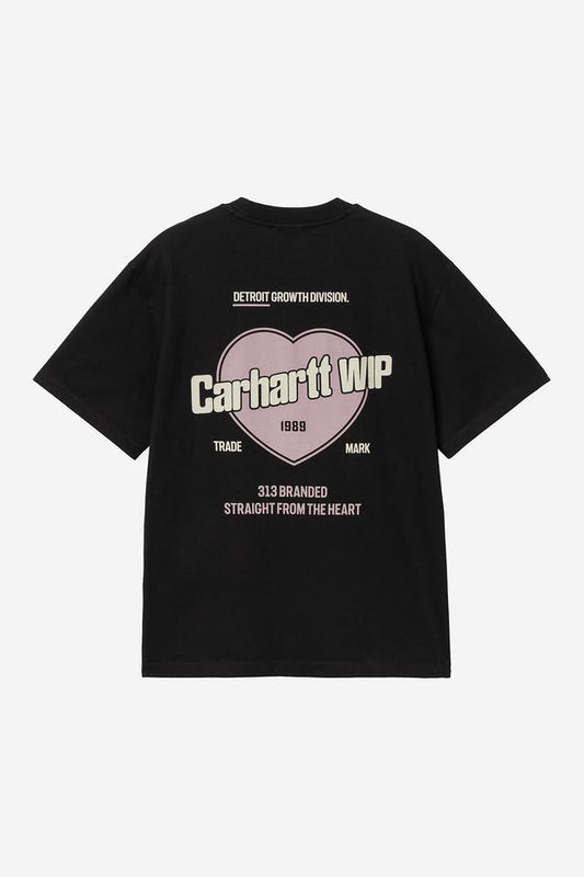 T Shirt Carhartt Wip W GROWTH S/S TEE Black