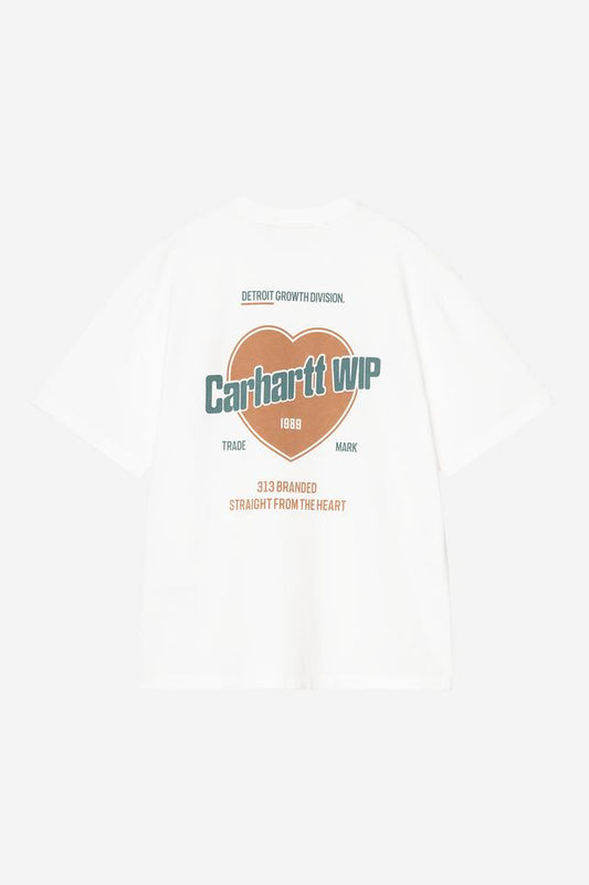 T Shirt Carhartt Wip W GROWTH S/S TEE White