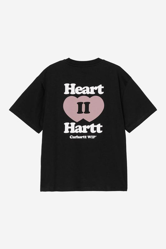 T Shirt Carhartt Wip W HEART II S/S TEE Black