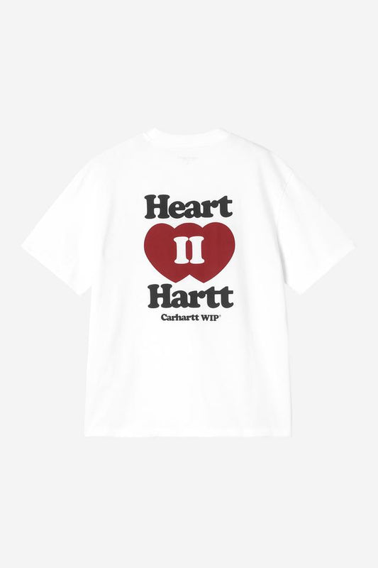 T Shirt Carhartt Wip W HEART II S/S TEE White