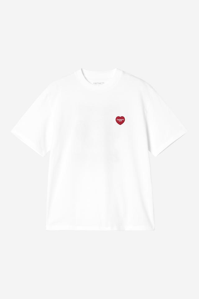 T Shirt Carhartt Wip W HEART II S/S TEE White