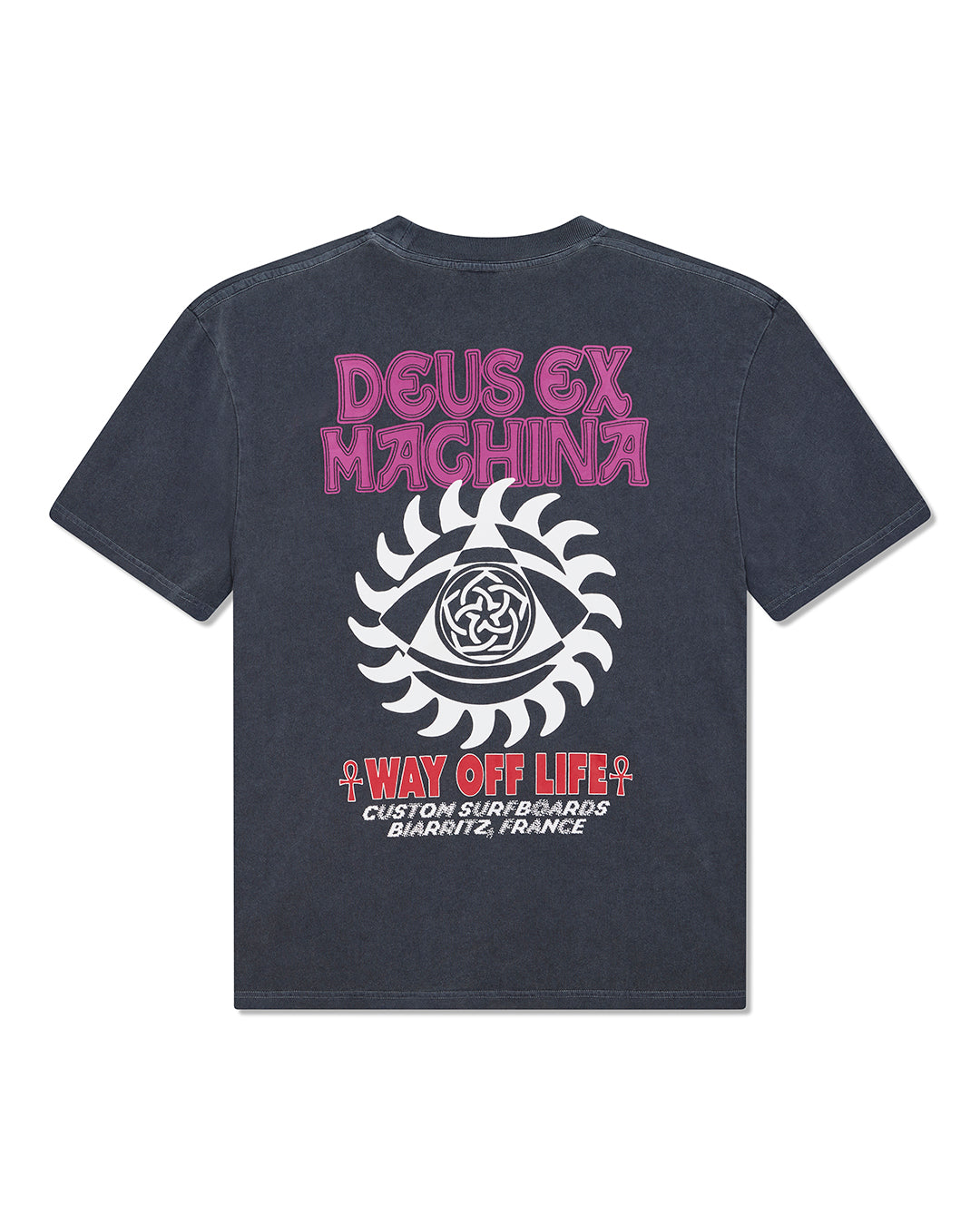 T Shirt Deus Ex Machina CRANK S/S TEE Anthracite