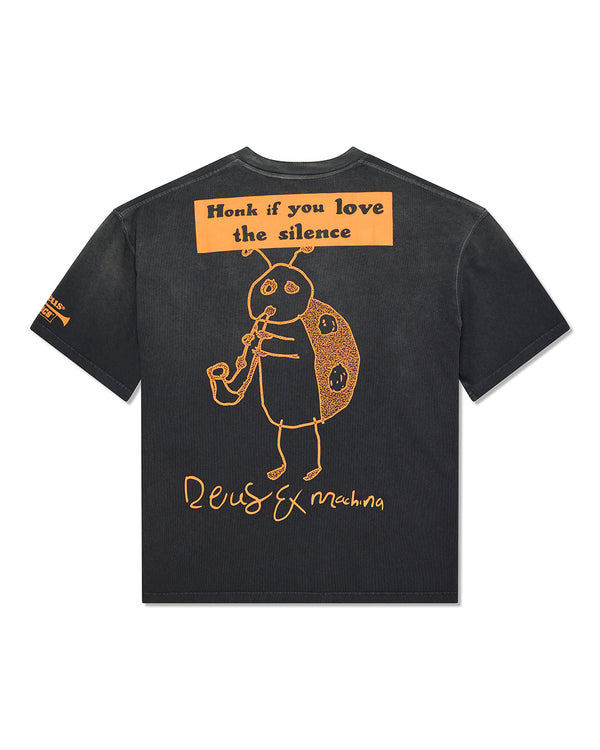 T Shirt Deus Ex Machina NOISE COMPLAINT S/S TEE Antracite — Deus Ex Machina