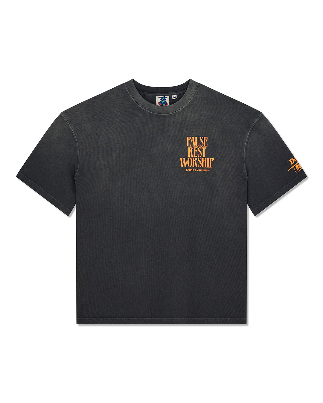 T Shirt Deus Ex Machina NOISE COMPLAINT S/S TEE Antracite