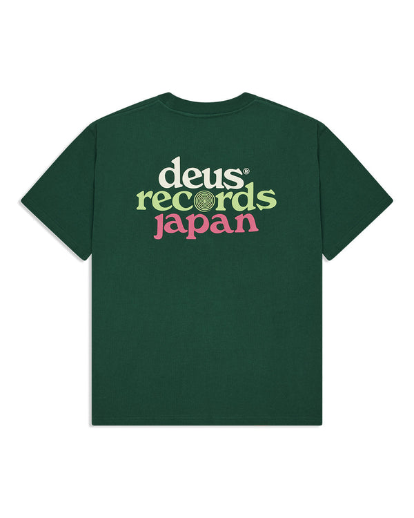 T Shirt Deus Ex Machina STRATA S/S TEE Green — Deus Ex Machina