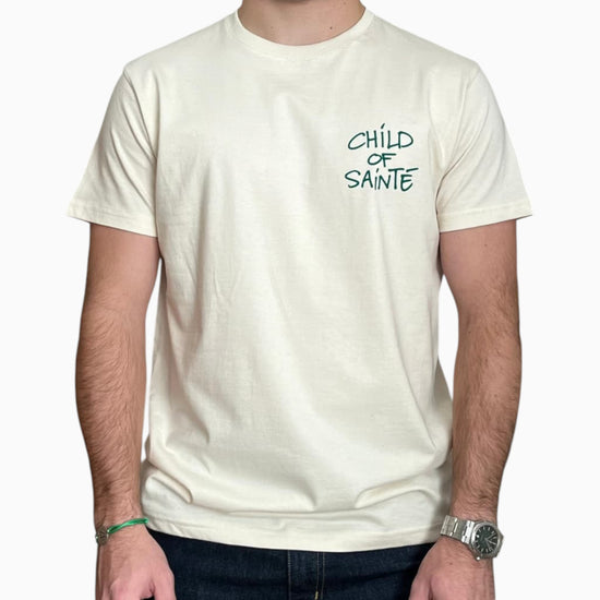 Child Of Sainté Cos Heart Tee Natural Green — Child Of Sainté