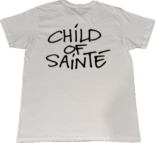 Tee Shirt Saint-Etienne Child Of Sainté Back Blanc
