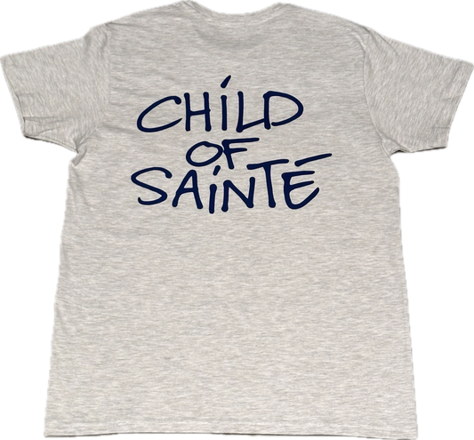 Tee Shirt Saint-Etienne Child Of Sainté Back Gris