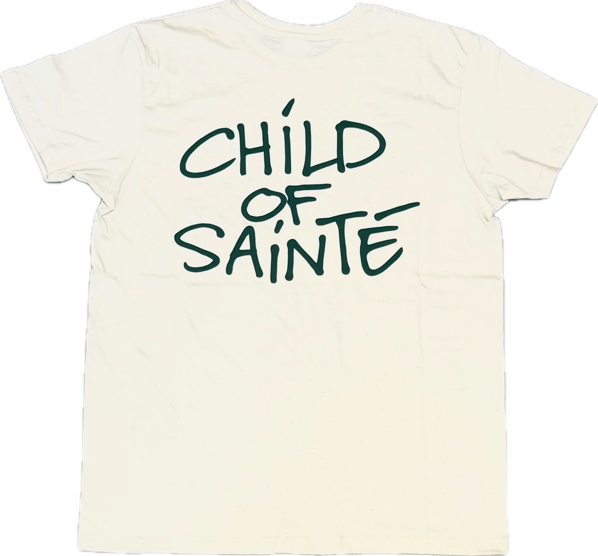 Tee Shirt Saint-Etienne Child Of Sainté Back Natural