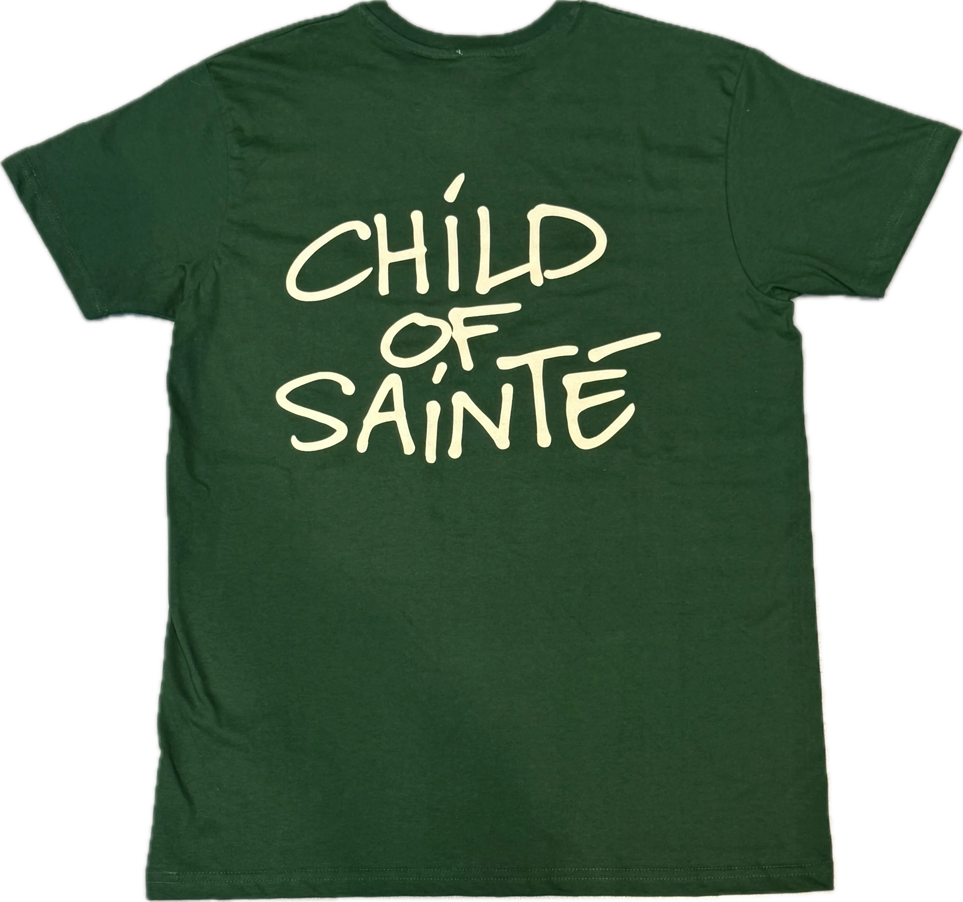 Tee Shirt Saint-Etienne Child Of Sainté Back Vert